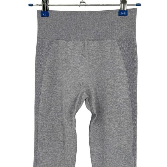 Gymshark High Waisted Flex Leggings Intense Steel Blue/Charcoal XS NWT - Picture 6 of 10